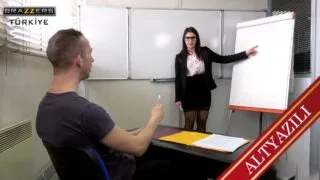 Öğretmenle Arkalı Önlü Sikiş
